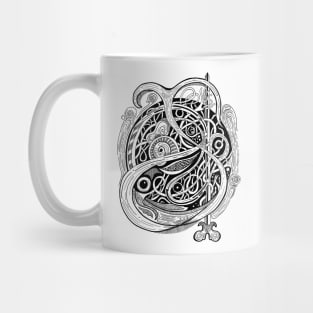 abstract vines Mug